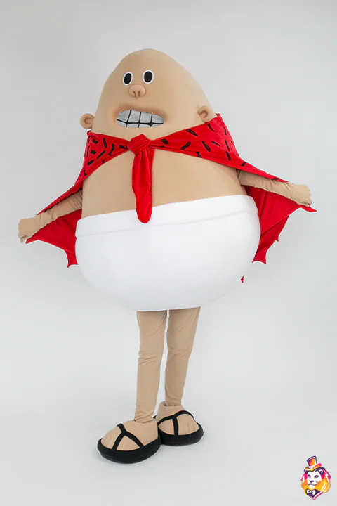 Mascottepak Kapitein Rode Mantel