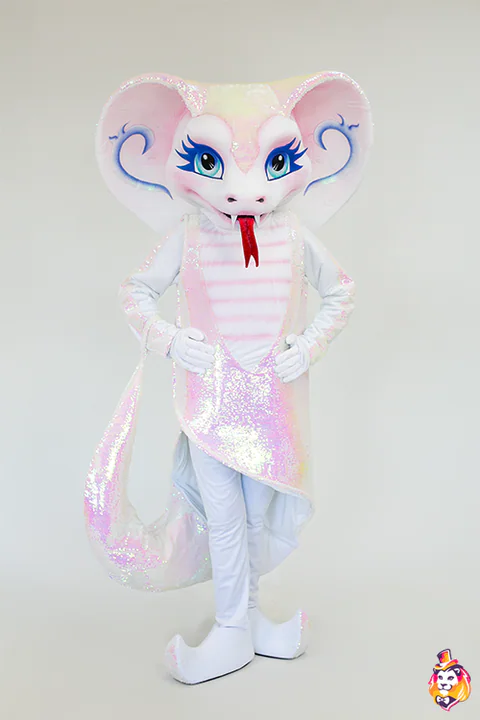 Mascottepak Slang Bella parelmoer