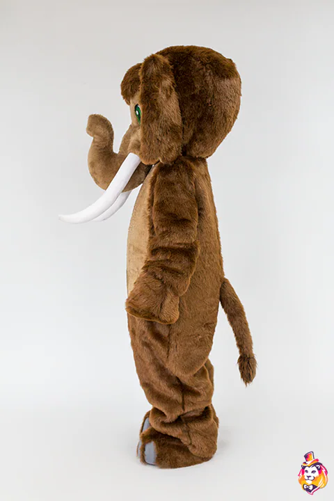 Mascottepak Mammoet Bruno – zijaanzicht
