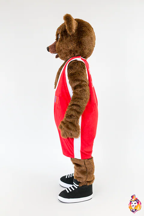 Mascottepak Worstelende beer – zijaanzicht