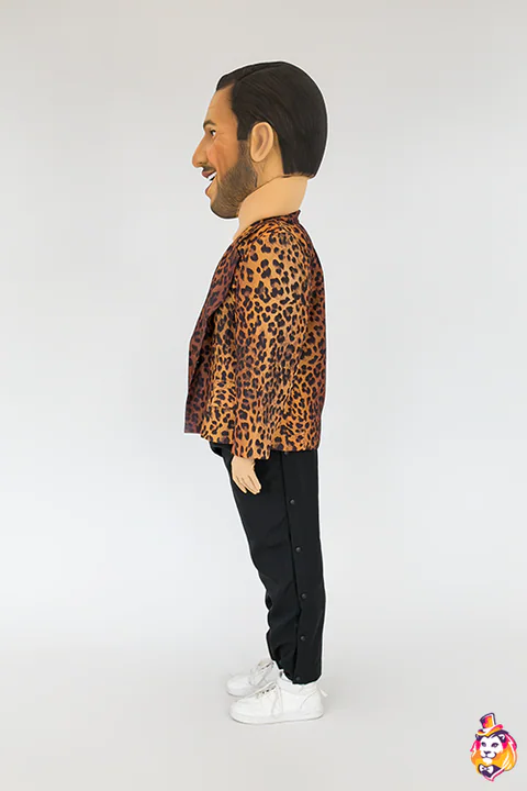 Giacca leopardata – , vista laterale