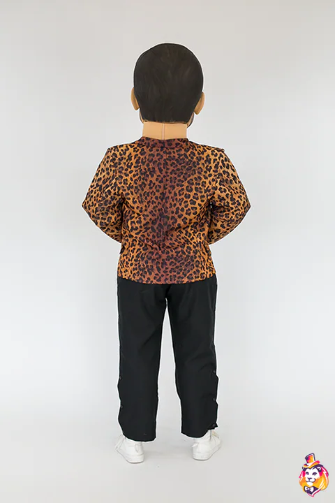 Giacca leopardata – , vista posteriore
