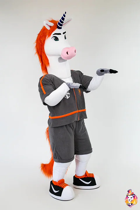 Unicorn Athlete mascot costume — photo 4