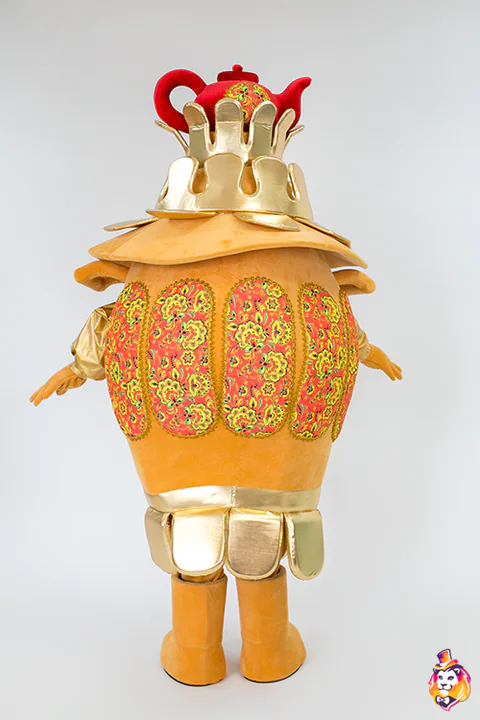 Mascottepak Gouden samovar – achteraanzicht