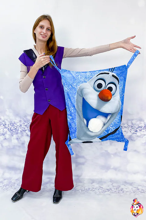 Trap Snowman and Snowballs Party Prop