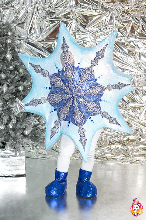 Snowflake Winter Shimmer Party Entertainer Costume