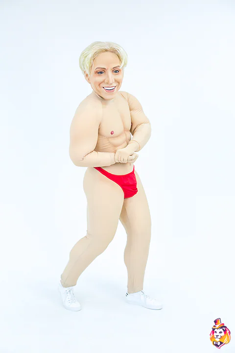 Mascottepak Blonde stripper – foto 2