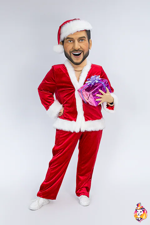 Babbo Natale spogliarellista – abito per mascotte