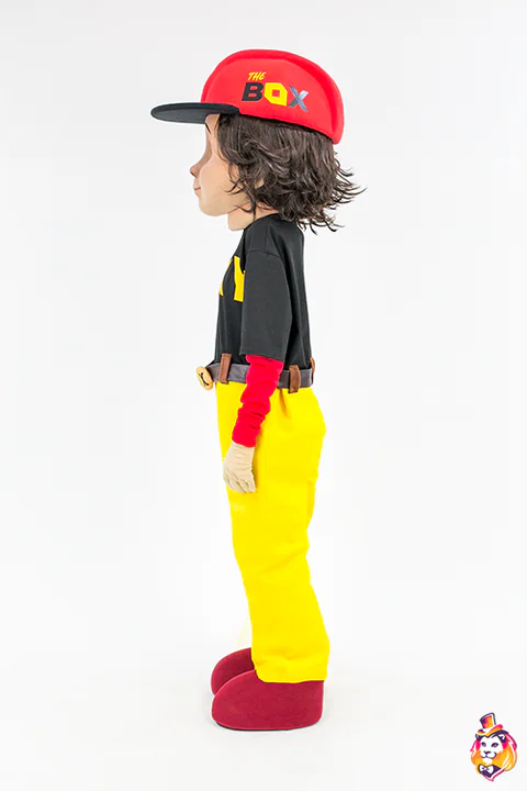 男の子のボクシーの着ぐるみ（側面）