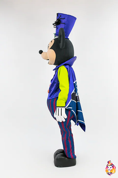 真夜中のヴァンパイアねずみの着ぐるみ（側面）