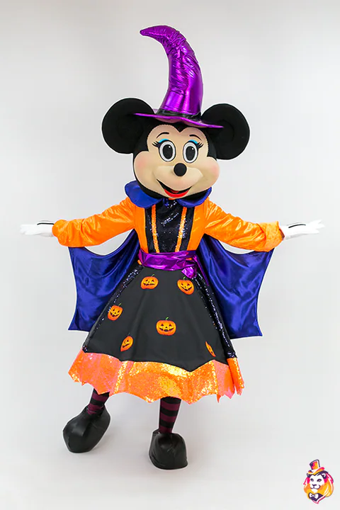 Midnight Witch Mouse Girl Mascot Costume