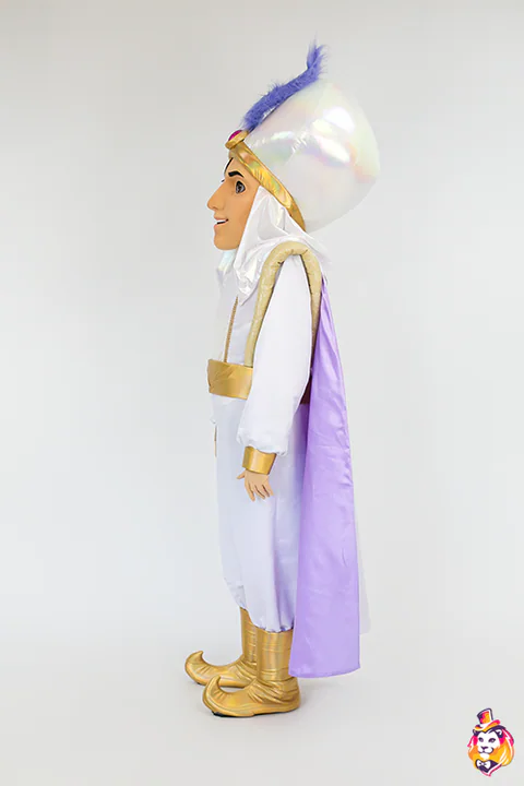 Mascottepak Oosterse jongeman – zijaanzicht