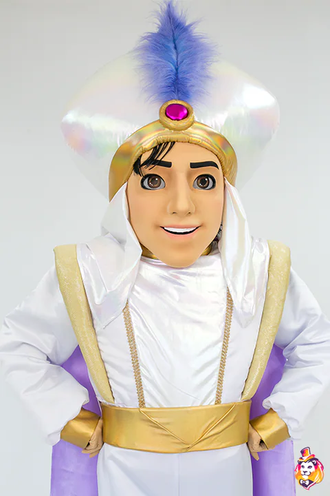 Mascottepak Oosterse jongeman – detail