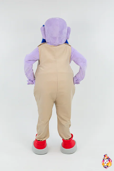 Barkeeper Peto – Maskottchen-Kostüm, Rückansicht