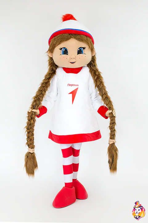 Mascottepak Meisje van de jeugdbeweging