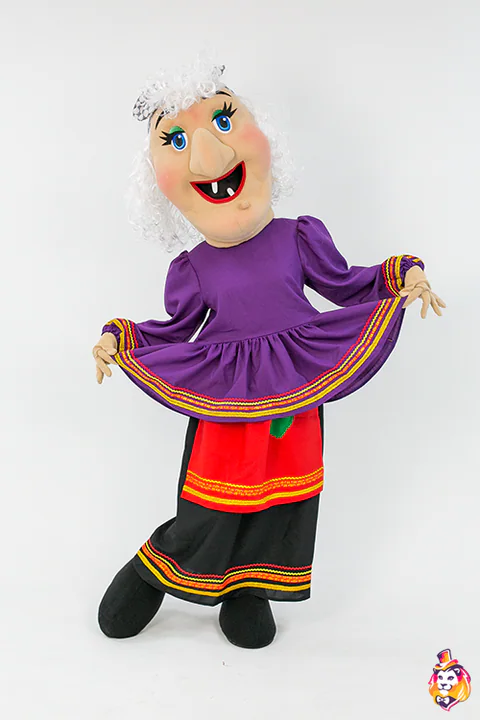 Mascottepak Baba Jaga paars