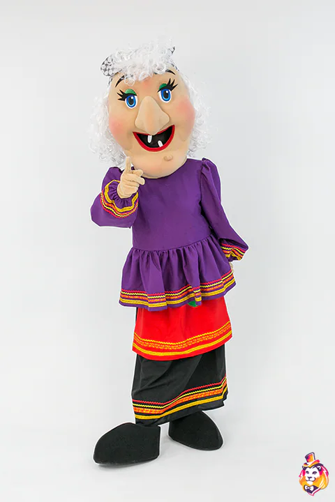 Mascottepak Baba Jaga paars – foto 4