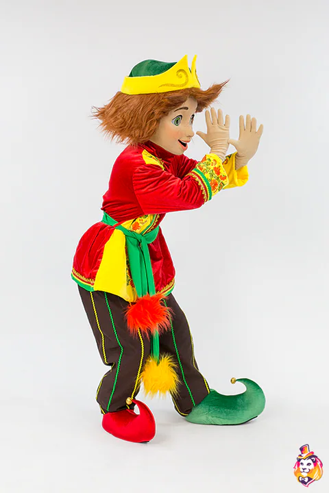 Bufón Pedro rojo – traje de mascota, foto 4