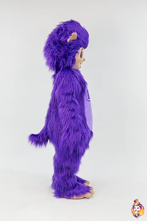 Avik Monster mascot costume — side view