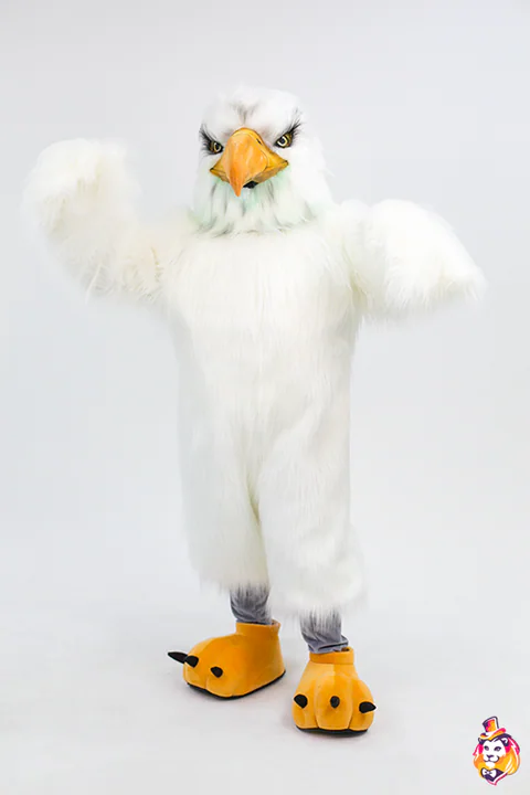 Schneeadler – Maskottchen-Kostüm