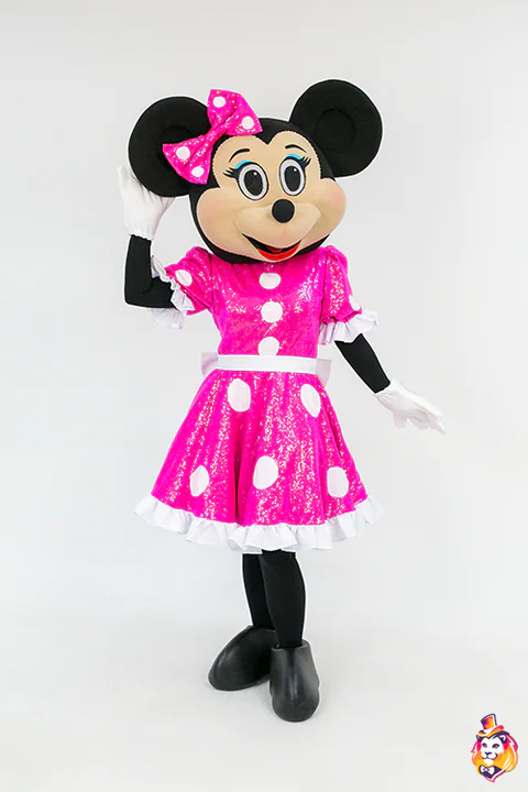 Pink Polka-Dot Dress