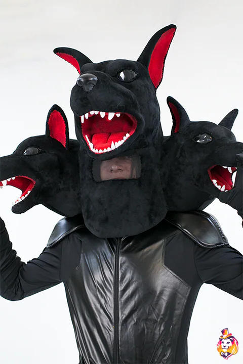 Kostým maskota Kerberos – detail