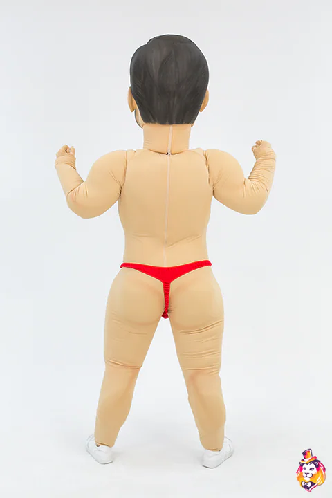Panties Devil Outfit for Mascots — back view