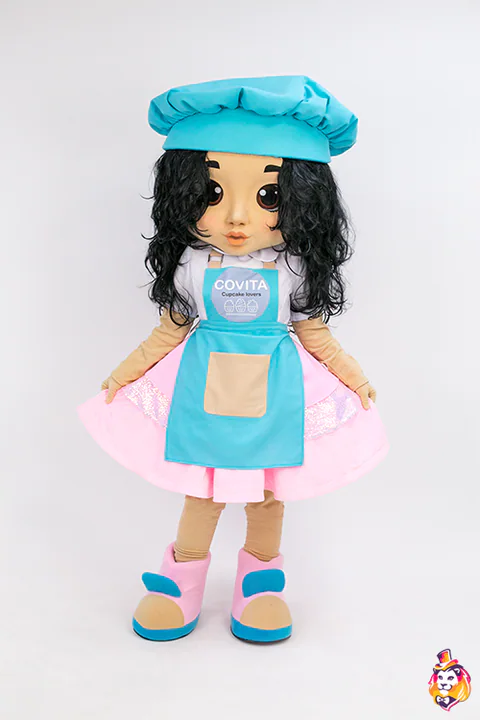 Mascottepak Cupcakemeisje
