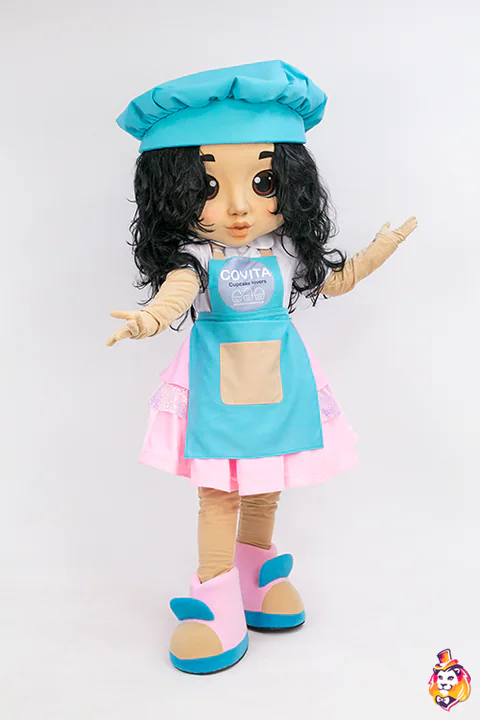 Mascottepak Cupcakemeisje – foto 4