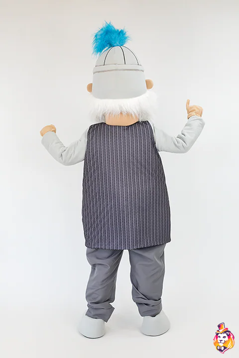 Costum de mascotă Bunicul cavaler – vedere din spate