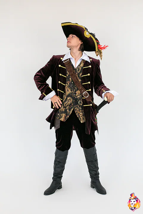 Pirate Davis Party Entertainer Costume