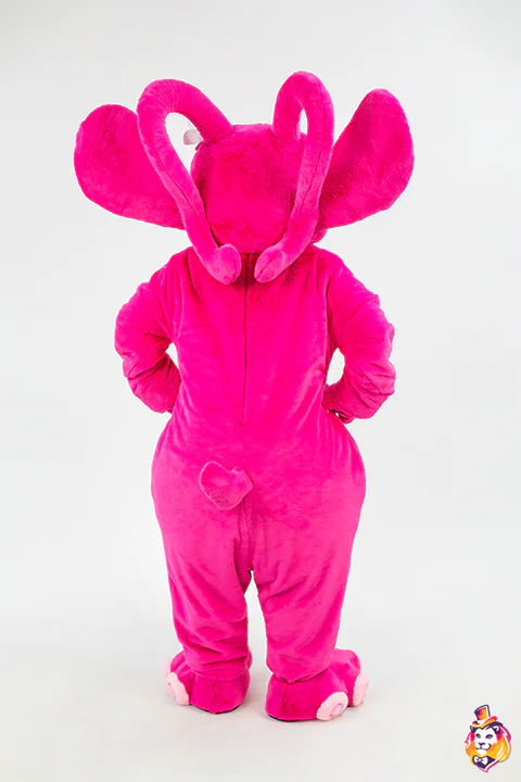 Alien Girlfriend mascot costume — back view