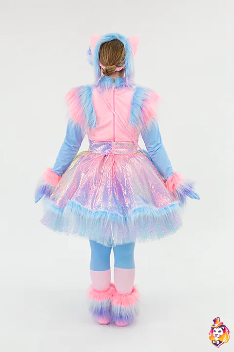 Cat Squishy Paw entertainer costume — back view