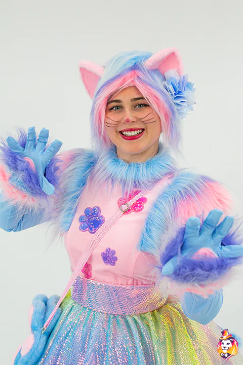 Cat Squishy Paw entertainer costume — detail