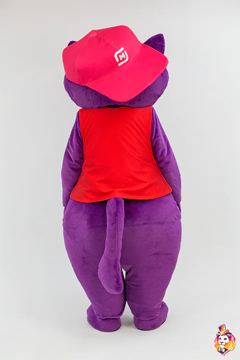 Mascottepak Kater Max – achteraanzicht