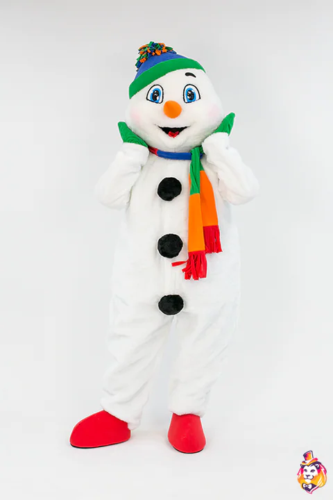 Mascottepak Lachende sneeuwpop – foto 4