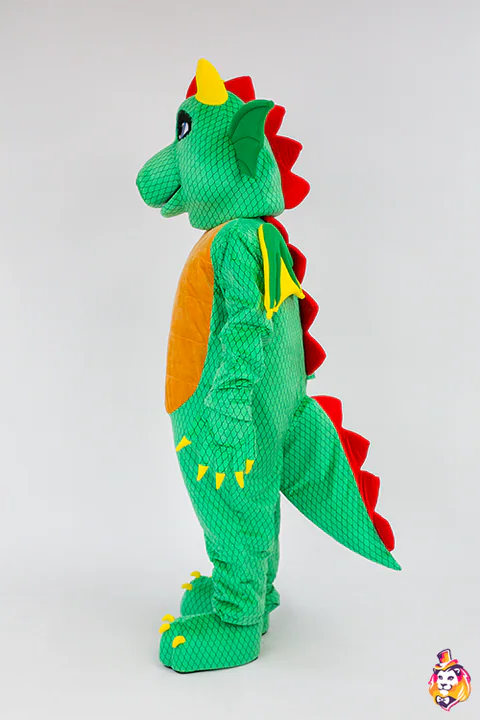 Dragon Mum mascot costume — side view