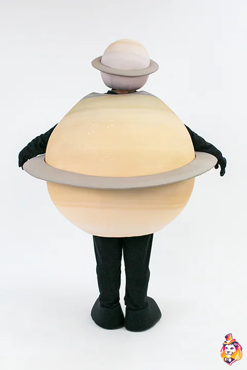 Planeta Saturn – strój dla animatora, widok z tyłu
