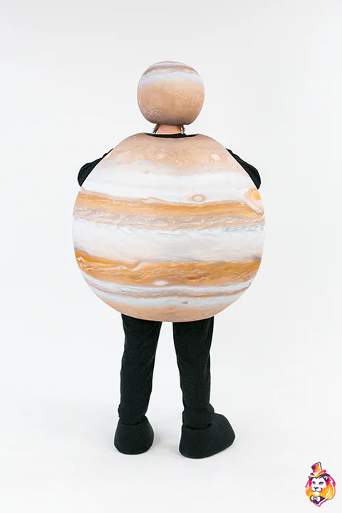 Animatiekostuum Planeet Jupiter – achteraanzicht
