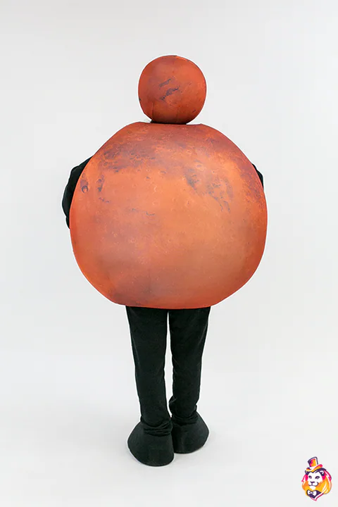 Planet Mars – Animateur-Kostüm, Rückansicht