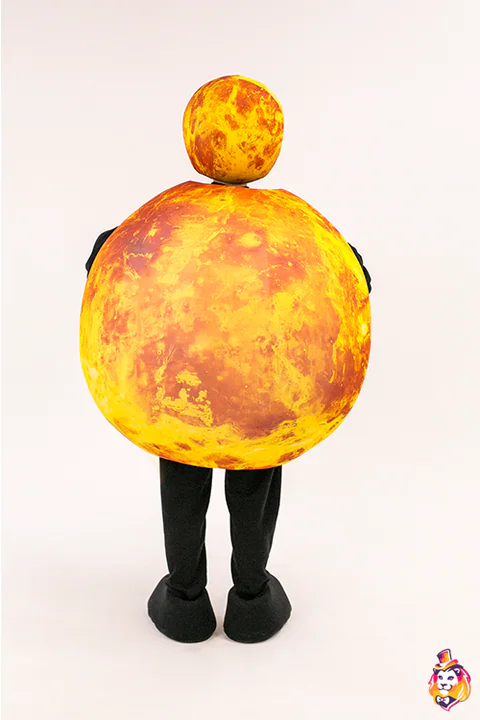 Star Sun entertainer costume — back view