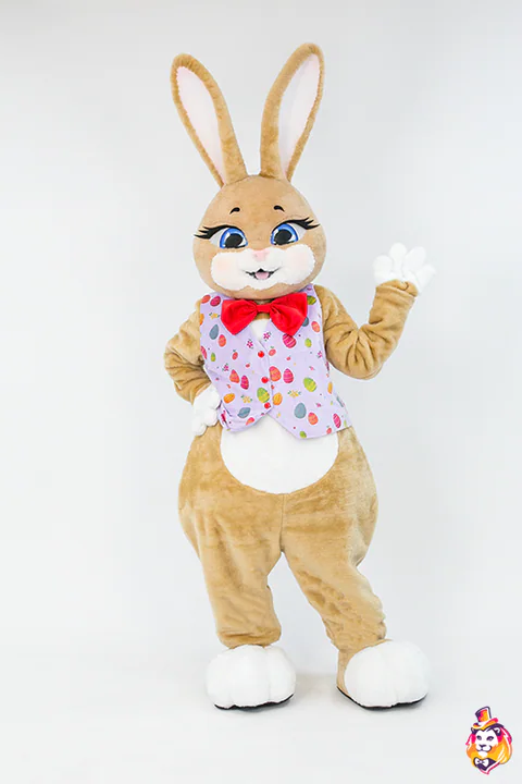 かわいいうさぎの着ぐるみ