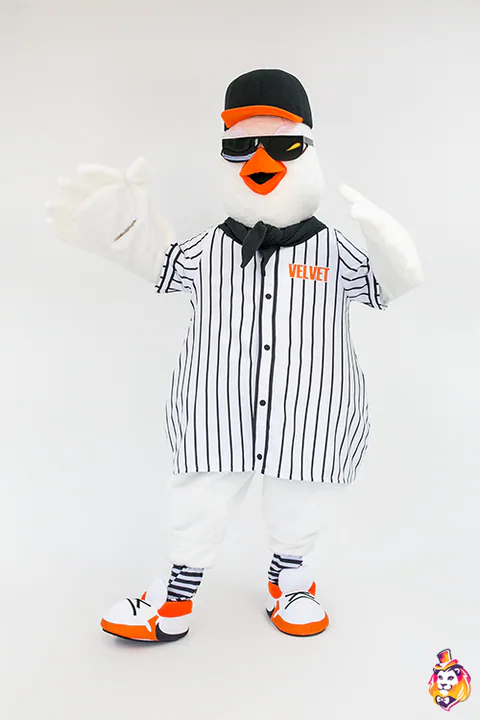 Rapper-Huhn – Maskottchen-Kostüm
