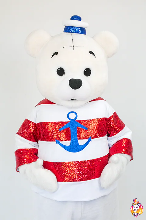 Sailor Red Outfit for Mascots — detail