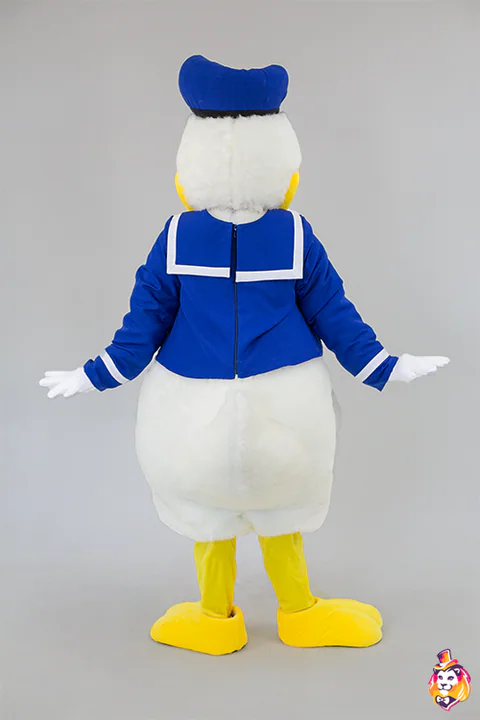 Mascottepak Matrozeneend – achteraanzicht