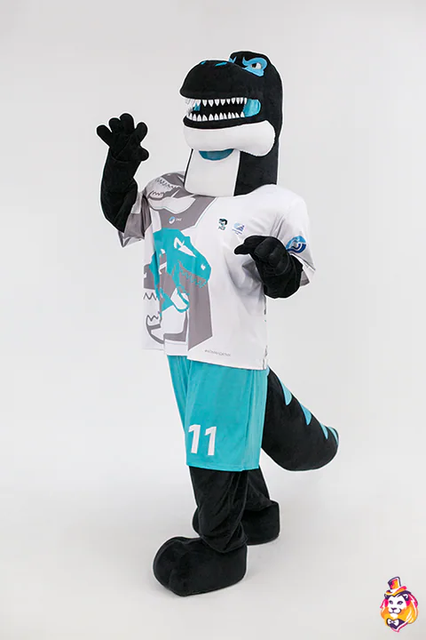 Mascottepak Sportieve dino