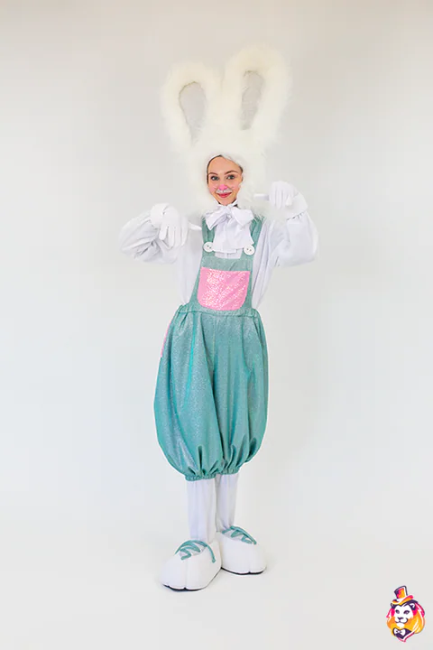 Costum de animator Iepurașul Mentă