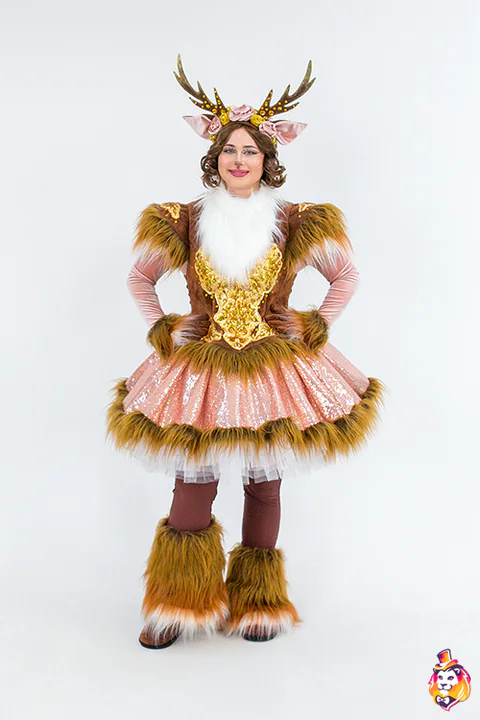 Fairytale Deer Girl Party Entertainer Costume