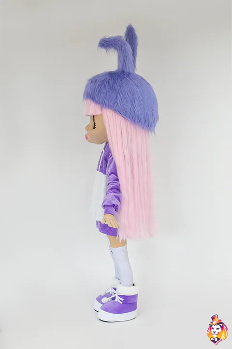 Doll Nana mascot costume — side view