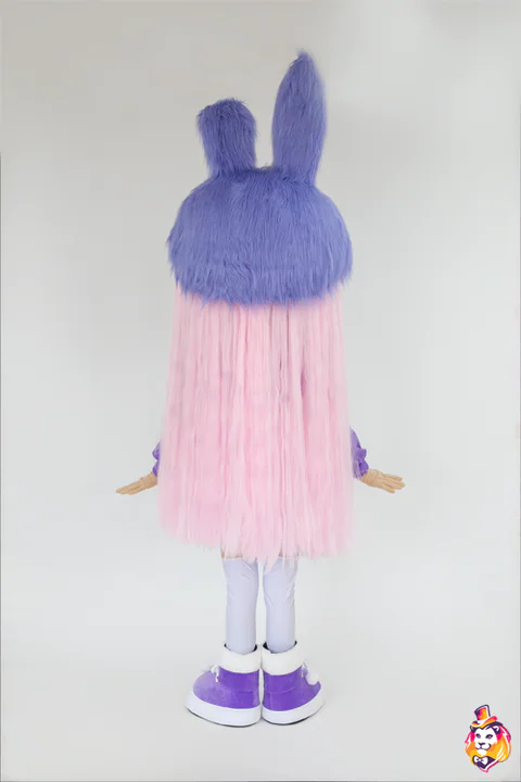 Doll Nana mascot costume — back view